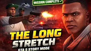 GTA 5 The Long Stretch Mission 😱 | Franklin & Lamar Gang Fight | FULL ACTION! @Fabshrigamer