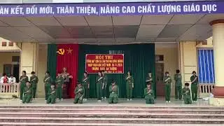 M&uacute;a: Hoạt cảnh Đường l&ecirc;n ph&iacute;a trước -8AB Trường THCS An Thượng