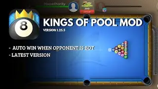Download Kings Of Pool MOD MENU! Auto Win! LATEST VERSION 1.25.5!!