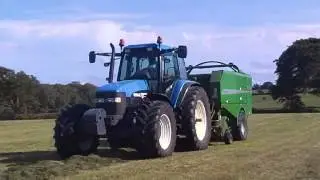 Baling With A Mchale Fusion Baler 2013 Co.Cork