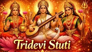 Tridevi Stuti | Maa Lakshmi Maa Saraswati Maa Parvati | Divine Shakti Mantra | BhaktikibaatTV