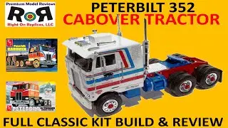 Peterbilt Cabover Pacemaker 1-25 Scale AMT 759 -Full Kit Build and Review