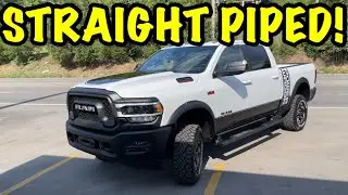We Straight Piped a RAM Powerwagon 6.4L HEMI V8!