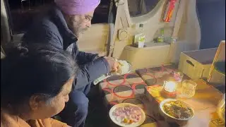 @camping van || traveler || couple of Jammu ||Chicken & rice we made on way to Jammu.