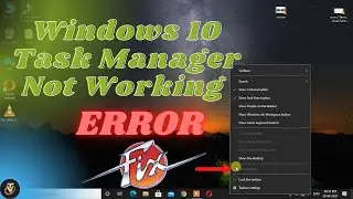 Enable Task Manager windows 10 | 100% error Fix | Not opening | 2021 Disabled by Administrator
