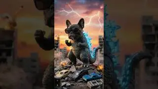 Mocap Dog Magic ✨#FrenchBulldog #Animation #Mocap #Transformation #Shorts