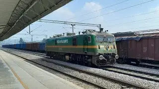 WAG-9 Loco Shutdown + Startup | LDH WAG-9HC 32156 at Pathankot Cantt | WAP7 Loco Startup