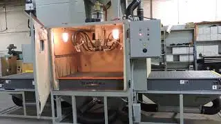 Blast-It-All&reg; Conveyor System With Rotating Head, Automated Sandblasting done right!