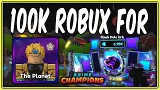 Spending 100.000 ROBUX Chasing A GODLY DIO | Anime Champions | Update 1