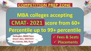 Top CMAT Colleges from 60%ile to 99%ile | CMAT Result | NTA Score Colleges Cutoffs | MMS PGDM | MBA