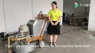 Planetary grinding machine Z12-X-750 demonstration-moving