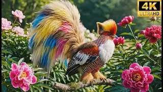 Top 50 Strangest & Most Colorful Wild Birds on Earth | 4K Nature Sound ASMR