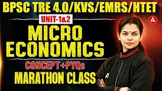 BPSC TRE/KVS/EMRS/HTET Economics Classes | EMRS KVS Economics Marathon | BPSC TRE 4.0 Economics PYQ