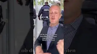 H&auml;rtere Strafe f&uuml;r die Beleidigung eines Polizisten? #shorts