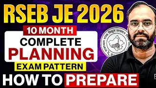 RSEB JE 2026 I 10 MONTH COMPLETE PLANNING | SYLLABUS🔥|  #rseb   #rseb_je