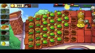 Plants Vs Zombies - Adventure Roof Level 4 - Watering Can Unlocked