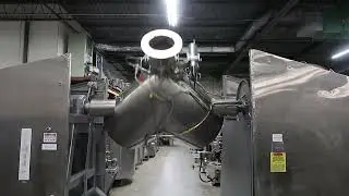 #9003A Gemco 10 Cu  Ft  Type 316L SS Twin Shell Vacuum Dryer Blender