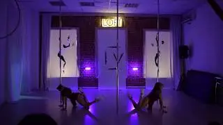 Exotic pole dance duet Мария Турутина Екатерина Красильникова