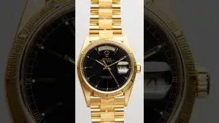 Rolex President Day-Date Yellow Gold Bark Finish Mens Watch 18248 | SwissWatchExpo