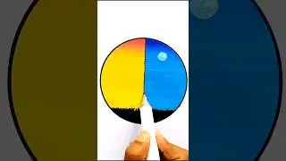 ✅️ Reverse play ✅️ Easy Painting with Brush Pen for Kids #painting #kids #art