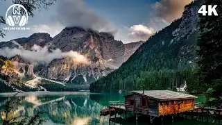 Escape to Italy's Hidden Waterfalls with Relaxing Music and Stunning Scenery UHD 4K