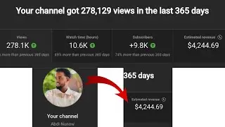 2024 imisa lacag ah ayaan ka sameyay youtube? | how much i made on youtube in 2024|