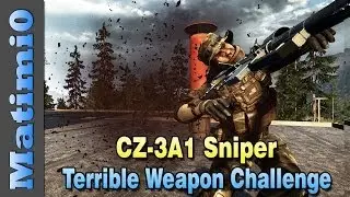 CZ-3A1 Sniper - Terrible Weapon Challenge - Battlefield 4
