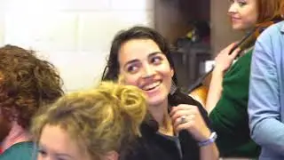 Amelie The Musical in rehearsal