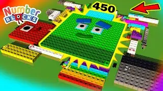 NUMBERBLOCKS PUZZLE Tetris Game 450 Mathlink ASMR RAIN Fanmade Animation