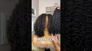 KINKY CURLY | Helix Coil ( 3C/4A texture)