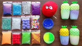 Making Slime with Bags and Store Bought Slime