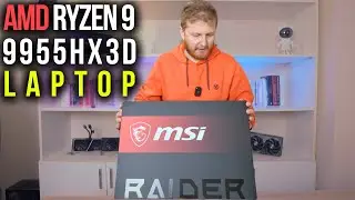 AMD 3D İşlemcili İlk Laptop! MSI Raider A18 HX A9W Kutu Açılışı