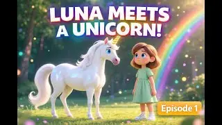 Luna & Magical Unicorn #englishfairytales #kids #englishstory #cartoonvideo #bedtimestories