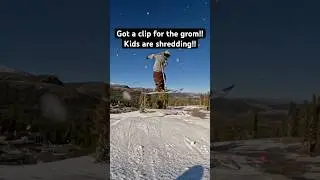 Were you this good when you were a kid? #skiing #mammothmountain #thefollowcamguy
