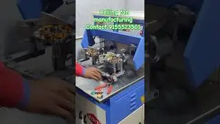 Ceiling fan factory #Manufacturing #funny #video #cncmachine #winding #ceilingfan #sorts #video