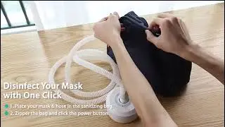 TurbClean WQ60-pro CPAP sanitizer and mask disinfection machine