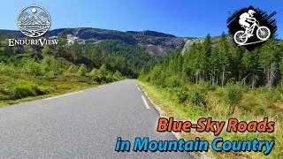 ☀️ Blue-Sky Roads in Mountain Country 🚴