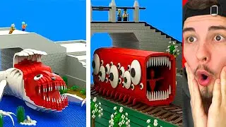 ALLE SCP MONSTER aus LEGO?! (ZUGFRESSER, BR&Uuml;CKENWURM, EXTRA RUTSCHE, & MEHR!)