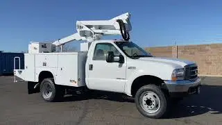 1999 Ford F450 Altec AT35G Articulating Bucket Truck For Sale