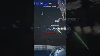Its always very satisfying killing Maul while he's cloaked.🚀 #starwars #starfighter #battlefront2