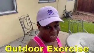 Outdoor Exercise Fun | Daughter + Dogs Join In (Sort Of!)