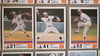 1983 Stuart Montreal Expos baseball card set