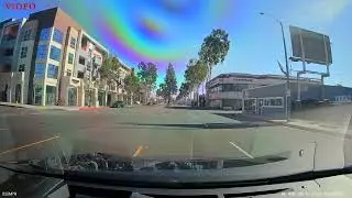 Lái Xe Trên Đường Phố Ở Mỹ Tiểu Bang California Buổi Sáng 12-28-2025 Viofo