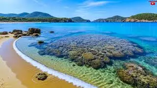 Ibiza Golden Coast | Stunning Cliffs, Clear Water & Peaceful Beaches#IbizaGolden#IbizaCliffs