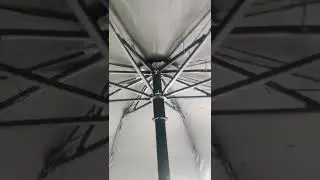 Current | Railway Platform | Rainy Day | Electric Wiring 25000 Volts | Buzzing  Umbrella