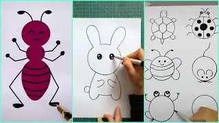 Relaxing Creative Art | Fun and Easy Drawing Tricks. Simple Pencil Drawing Tutorials,  ▶8