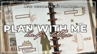 Plan with me | Half Letter Discbound Planner aka Big Mama