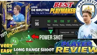 UTOTY KDB 🥶🥶||Player Review| Best Playmaker Card??👀🔥|EA Sports FC Mobile