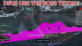 BOSS MODE ! ZEBRA ( DEVELOPER ) DO A 1VS5 WITH THE TETON BOSS IN MODERN WARSHIPS