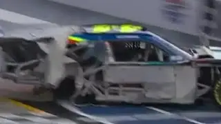 Sheldon creed and brendan poole Scary crash (2025 sci aps 300 bristol)